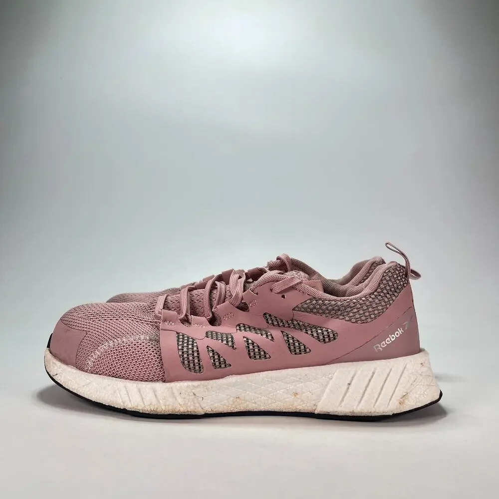 Reebok Work Fusion Flexweave Pink Safety Toe Cap Work Shoes Women's Size 10.5W